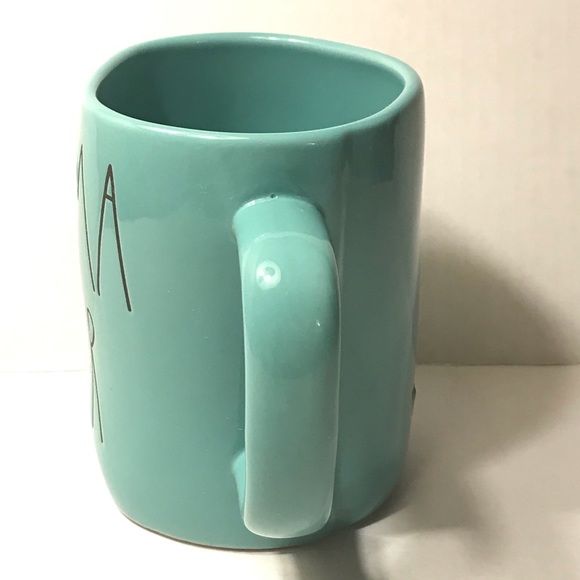 TWO (2) Rae Dunn Mama Bear Ceramic Mugs Teal Blue - Picture 10 of 14